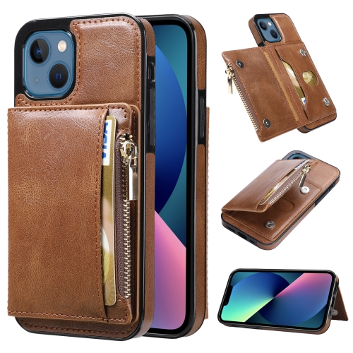Zipper Wallet Bag PU Back Cover Shockrpoof Phone Case with Holder & Card Slots & Wallet For iPhone 13 mini(Brown)
Zipper Wallet Bag PU Back Cover Shockrpoof Phone Case with Holder & Card Slots & Wallet For iPhone 13 mini(Brown)