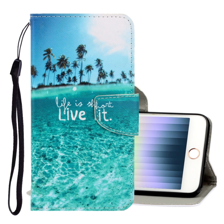 For iPhone SE 2020 / 8 / 7 3D Colored Drawing Horizontal Flip PU Leather Case with Holder & Card Slots & Wallet(Coconut Tree)
For iPhone SE 2020 / 8 / 7 3D Colored Drawing Horizontal Flip PU Leather Case with Holder & Card Slots & Wallet(Coconut Tree)