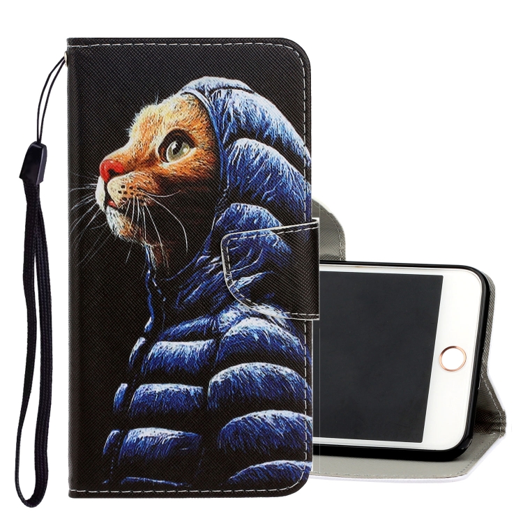 For iPhone 8 Plus / 7 Plus 3D Colored Drawing Horizontal Flip PU Leather Case with Holder & Card Slots & Wallet(Down Jacket Cat)
For iPhone 8 Plus / 7 Plus 3D Colored Drawing Horizontal Flip PU Leather Case with Holder & Card Slots & Wallet(Down Jacket Cat)