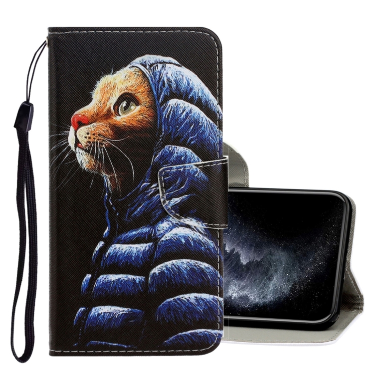For iPhone 11 Pro 3D Colored Drawing Horizontal Flip PU Leather Case with Holder & Card Slots & Wallet(Down Jacket Cat)
For iPhone 11 Pro 3D Colored Drawing Horizontal Flip PU Leather Case with Holder & Card Slots & Wallet(Down Jacket Cat)