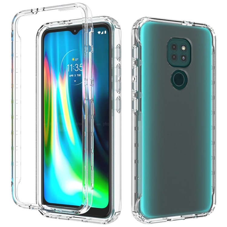 For Motorola Moto G9 Play Shockproof High Transparency Two-color Gradual Change PC+TPU Candy Colors Phone Protective Case(Transparent)
For Motorola Moto G9 Play Shockproof High Transparency Two-color Gradual Change PC+TPU Candy Colors Phone Protective Case(Transparent)