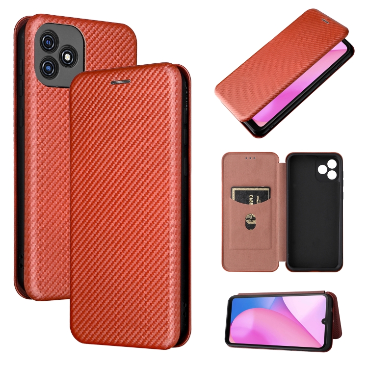 For Blackview Oscal C20 Carbon Fiber Texture Magnetic Horizontal Flip Leather Phone Case with Card Slot(Brown)
For Blackview Oscal C20 Carbon Fiber Texture Magnetic Horizontal Flip Leather Phone Case with Card Slot(Brown)