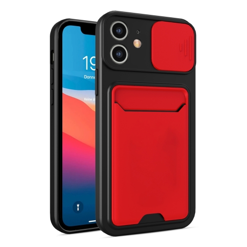 Sliding Camera Cover Design TPU + PC Shockproof Phone Case with Card Slot For iPhone 11(Red)
Sliding Camera Cover Design TPU + PC Shockproof Phone Case with Card Slot For iPhone 11(Red)
