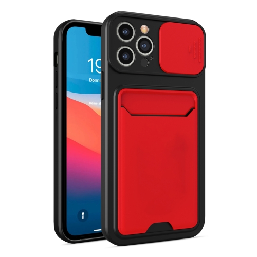 Sliding Camera Cover Design TPU + PC Shockproof Phone Case with Card Slot For iPhone 11 Pro Max(Red)
Sliding Camera Cover Design TPU + PC Shockproof Phone Case with Card Slot For iPhone 11 Pro Max(Red)