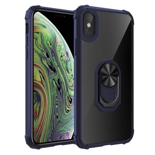 For iPhone XS Max Shockproof Transparent TPU + Acrylic Protective Case with Ring Holder(Blue)
For iPhone XS Max Shockproof Transparent TPU + Acrylic Protective Case with Ring Holder(Blue)
