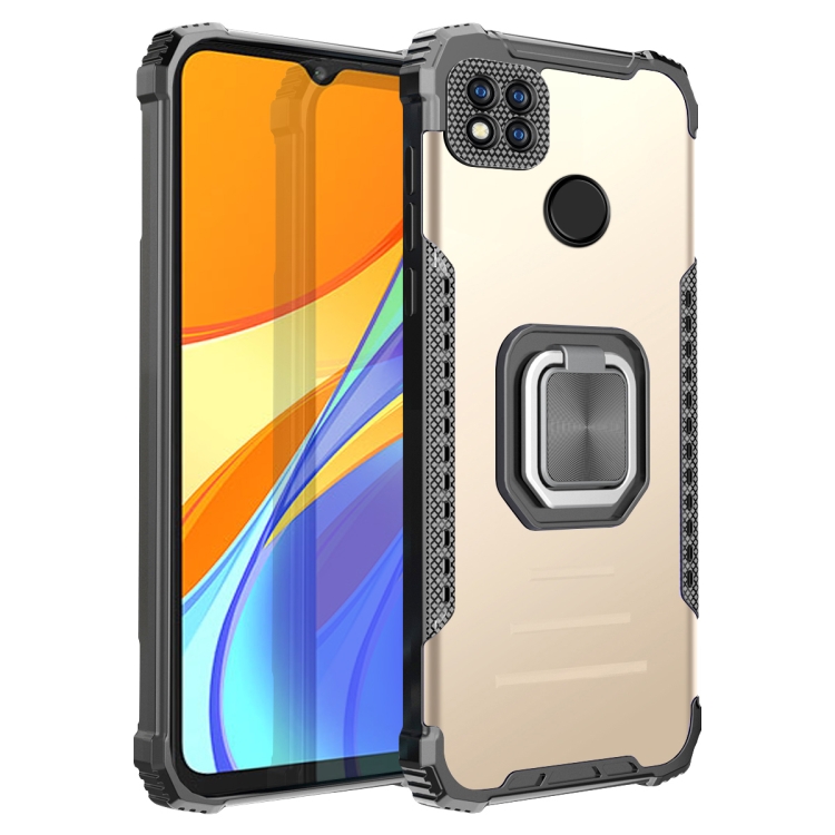 For Xiaomi Redmi 9C / Redmi 9 Indian Version Fierce Warrior Series Armor Aluminum Alloy + TPU Phone Case with Ring Holder(Gold)
For Xiaomi Redmi 9C / Redmi 9 Indian Version Fierce Warrior Series Armor Aluminum Alloy + TPU Phone Case with Ring Holder(Gold)