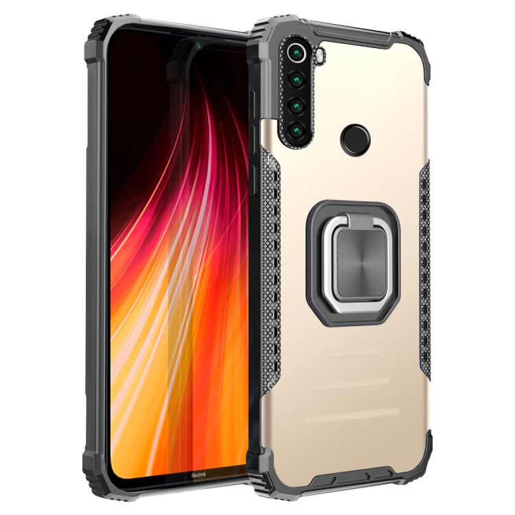 For Xiaomi Redmi Note 8 Fierce Warrior Series Armor Aluminum Alloy + TPU Phone Case with Ring Holder(Gold)
For Xiaomi Redmi Note 8 Fierce Warrior Series Armor Aluminum Alloy + TPU Phone Case with Ring Holder(Gold)