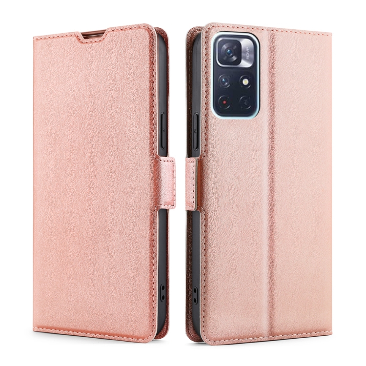 For Xiaomi Redmi Note 11 Ultra-thin Voltage Side Buckle Horizontal Flip Leather Phone Case with Holder & Card Slot(Rose Gold)
For Xiaomi Redmi Note 11 Ultra-thin Voltage Side Buckle Horizontal Flip Leather Phone Case with Holder & Card Slot(Rose Gold)