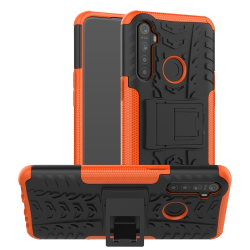 For OPPO Realme 5 Tire Texture Shockproof TPU+PC Protective Case with Holder(Orange)
For OPPO Realme 5 Tire Texture Shockproof TPU+PC Protective Case with Holder(Orange)