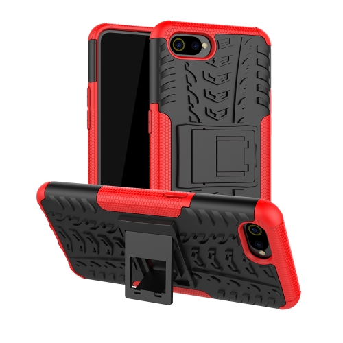 For OPPO Realme C2 Tire Texture Shockproof TPU+PC Protective Case with Holder(Red)
For OPPO Realme C2 Tire Texture Shockproof TPU+PC Protective Case with Holder(Red)