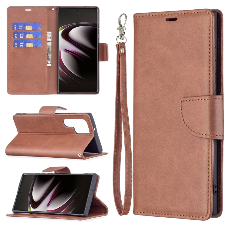 For Samsung Galaxy S22 Ultra 5G Retro Lambskin Texture Pure Color Horizontal Flip Leather Phone Case with Holder & Card Slots & Wallet & Lanyard(Brown)
For Samsung Galaxy S22 Ultra 5G Retro Lambskin Texture Pure Color Horizontal Flip Leather Phone Case with Holder & Card Slots & Wallet & Lanyard(Brown)