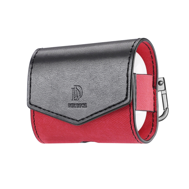 DUX DUCIS PU Leather Two-color Splicing Earphone Protective Case with Hook For AirPods 3(Red)
DUX DUCIS PU Leather Two-color Splicing Earphone Protective Case with Hook For AirPods 3(Red)