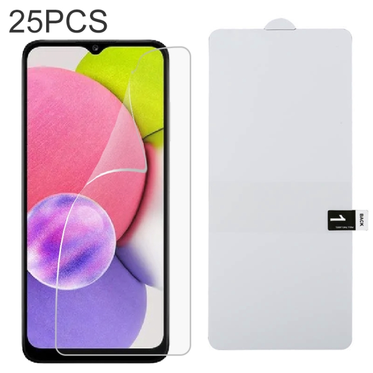 25 PCS Full Screen Protector Explosion-proof Hydrogel Film For Samsung Galaxy A03
25 PCS Full Screen Protector Explosion-proof Hydrogel Film For Samsung Galaxy A03