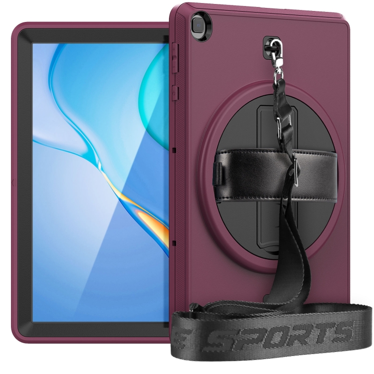 For Huawei Matepad T 10 / T 10S Shockproof TPU + PC Tablet Case with Holder & Pen Slot & Shoulder Strap(Dark Rose Red)
For Huawei Matepad T 10 / T 10S Shockproof TPU + PC Tablet Case with Holder & Pen Slot & Shoulder Strap(Dark Rose Red)