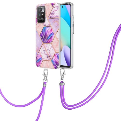 For Xiaomi Redmi 10 Electroplating Splicing Marble TPU Phone Case with Lanyard(Light Purple)
For Xiaomi Redmi 10 Electroplating Splicing Marble TPU Phone Case with Lanyard(Light Purple)