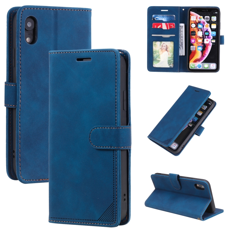 Skin Feel Anti-theft Brush Horizontal Flip Leather Phone Case For iPhone XR(Blue)
Skin Feel Anti-theft Brush Horizontal Flip Leather Phone Case For iPhone XR(Blue)