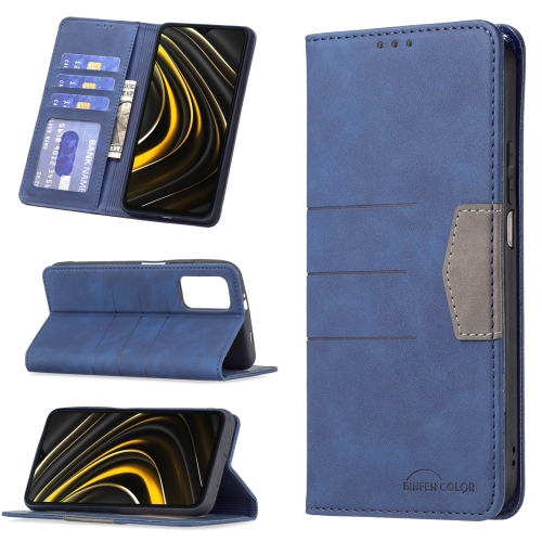 For Xiaomi Poco M3 / Redmi Note 9 4G Magnetic Splicing Leather Phone Case(Blue)
For Xiaomi Poco M3 / Redmi Note 9 4G Magnetic Splicing Leather Phone Case(Blue)