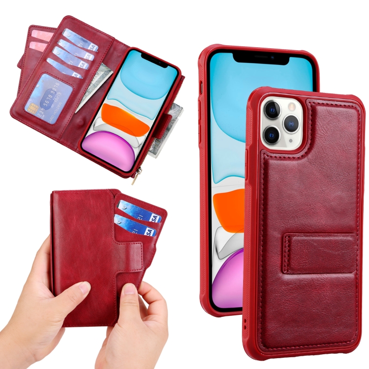 JDK-A1 Series Zipper Wallet Flip Leather Phone Case For iPhone 12 Pro Max(Red)
JDK-A1 Series Zipper Wallet Flip Leather Phone Case For iPhone 12 Pro Max(Red)