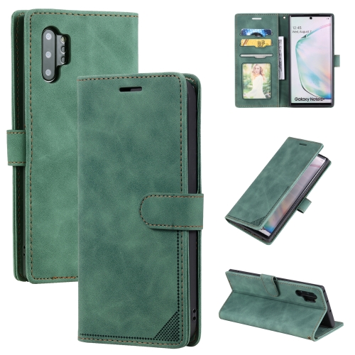 For Samsung Galaxy Note10+ Skin Feel Anti-theft Brush Horizontal Flip Leather Phone Case(Green)
For Samsung Galaxy Note10+ Skin Feel Anti-theft Brush Horizontal Flip Leather Phone Case(Green)