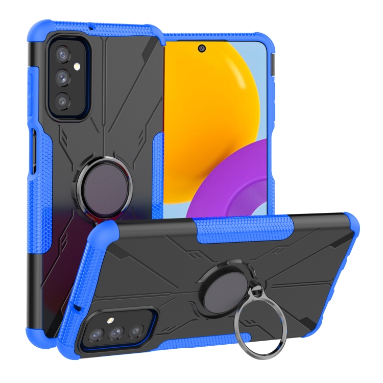 For Samsung Galaxy M52 5G Armor Bear Shockproof PC + TPU Phone Case with Ring Holder(Blue)
For Samsung Galaxy M52 5G Armor Bear Shockproof PC + TPU Phone Case with Ring Holder(Blue)