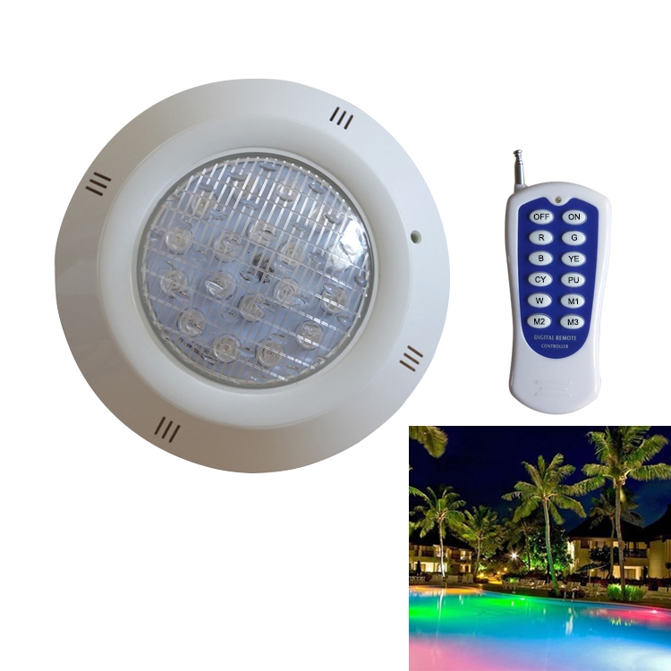 Swimming Pool ABS Wall Lamp LED Underwater Light, Power:9W(Colorful + Remote Control)
Swimming Pool ABS Wall Lamp LED Underwater Light, Power:9W(Colorful + Remote Control)