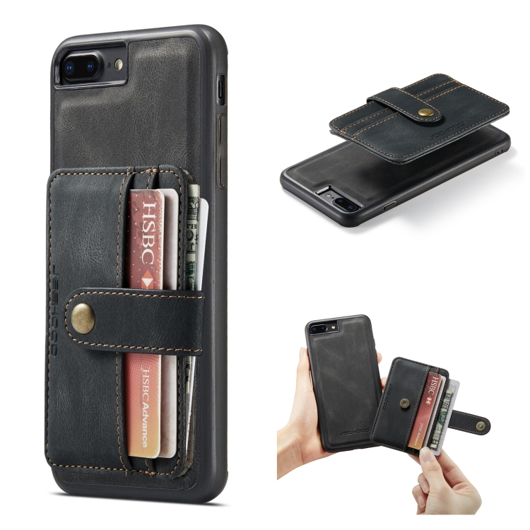 JEEHOOD RFID Blocking Anti-Theft Wallet Phone Case For iPhone SE 2020 / 7 / 8(Black)
JEEHOOD RFID Blocking Anti-Theft Wallet Phone Case For iPhone SE 2020 / 7 / 8(Black)