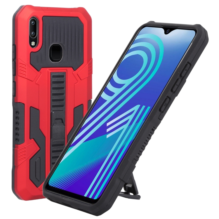 For vivo Y91 Vanguard Warrior All Inclusive Double-color Shockproof TPU + PC Phone Case with Holder(Red)
For vivo Y91 Vanguard Warrior All Inclusive Double-color Shockproof TPU + PC Phone Case with Holder(Red)