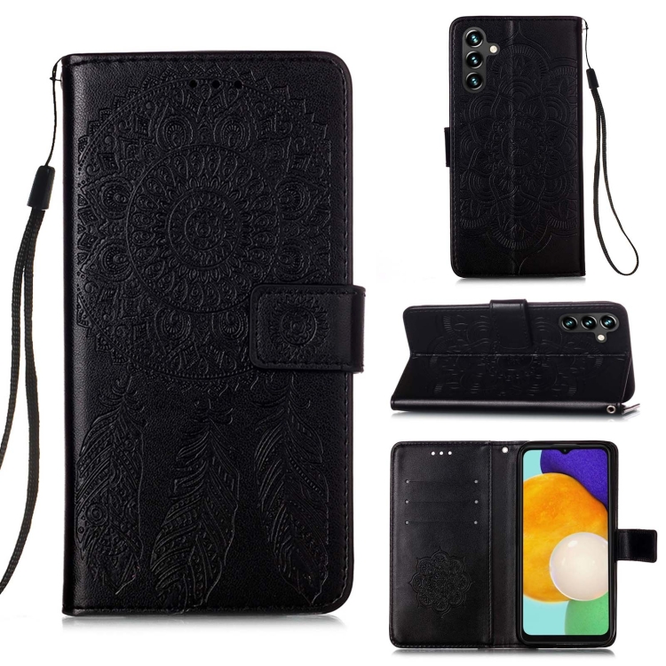 For Samsung Galaxy A13 Dream Catcher Printing Horizontal Flip Leather Phone Case(Black)
For Samsung Galaxy A13 Dream Catcher Printing Horizontal Flip Leather Phone Case(Black)