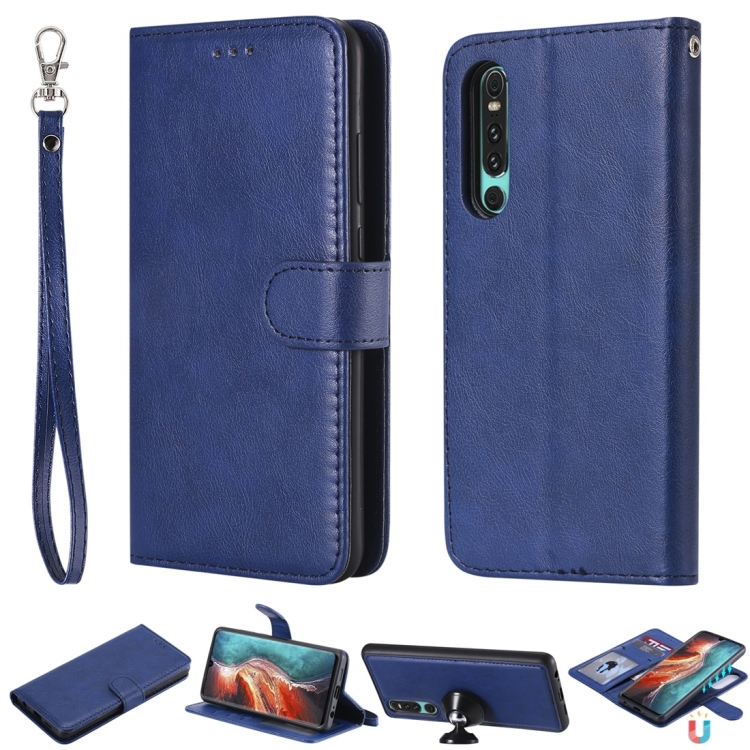 For Huawei P30 Solid Color Horizontal Flip Protective Case with Holder & Card Slots & Wallet & Photo Frame & Lanyard(Blue)
For Huawei P30 Solid Color Horizontal Flip Protective Case with Holder & Card Slots & Wallet & Photo Frame & Lanyard(Blue)