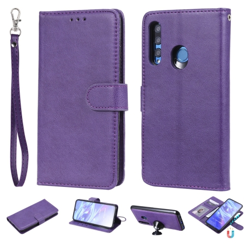 For Huawei Honor 10i Solid Color Horizontal Flip Protective Case with Holder & Card Slots & Wallet & Photo Frame & Lanyard(Purple)
For Huawei Honor 10i Solid Color Horizontal Flip Protective Case with Holder & Card Slots & Wallet & Photo Frame & Lanyard(Purple)