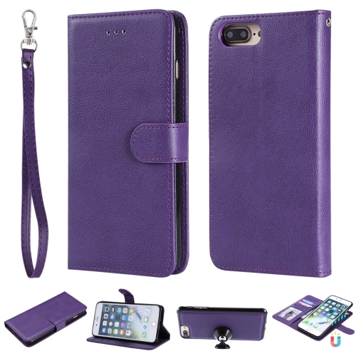 For iPhone 6 Plus / 7 Plus / 8 Plus Solid Color Horizontal Flip Protective Case with Holder & Card Slots & Wallet & Photo Frame & Lanyard(Purple)
For iPhone 6 Plus / 7 Plus / 8 Plus Solid Color Horizontal Flip Protective Case with Holder & Card Slots & Wallet & Photo Frame & Lanyard(Purple)