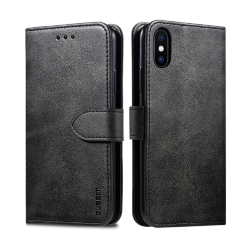 For iPhone XS Max GUSSIM Magnetic Horizontal Flip Leather Case with Holder & Card Slots & & Wallet(Black)
For iPhone XS Max GUSSIM Magnetic Horizontal Flip Leather Case with Holder & Card Slots & & Wallet(Black)