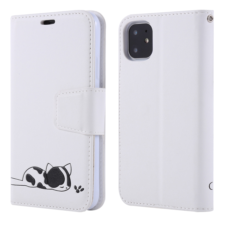 For iPhone 11 Embroidered kitten Horizontal Flip Leather Case With Holder & Card Slots & Wallet(White)
For iPhone 11 Embroidered kitten Horizontal Flip Leather Case With Holder & Card Slots & Wallet(White)