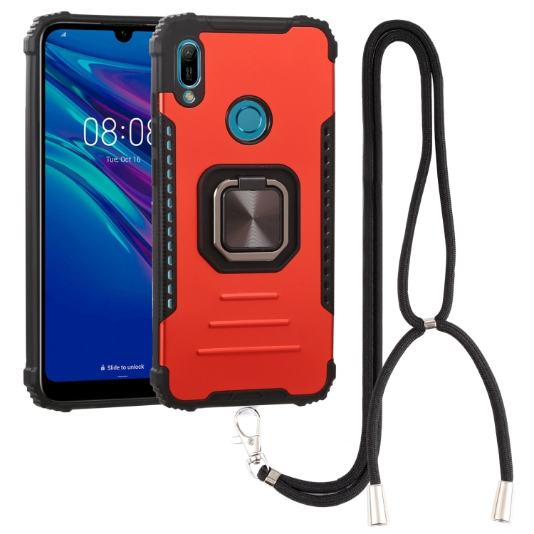 For Huawei Y6 2019 / Y6 Pro 2019 / Y6s Aluminum Alloy + TPU Phone Case with Lanyard(Red)
For Huawei Y6 2019 / Y6 Pro 2019 / Y6s Aluminum Alloy + TPU Phone Case with Lanyard(Red)