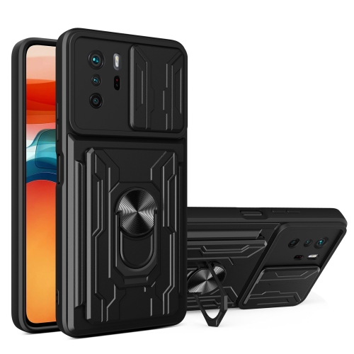 For Xiaomi Redmi Note 10 Pro Camera Cover Phone Case with Card Slot & Holder(Black)
For Xiaomi Redmi Note 10 Pro Camera Cover Phone Case with Card Slot & Holder(Black)