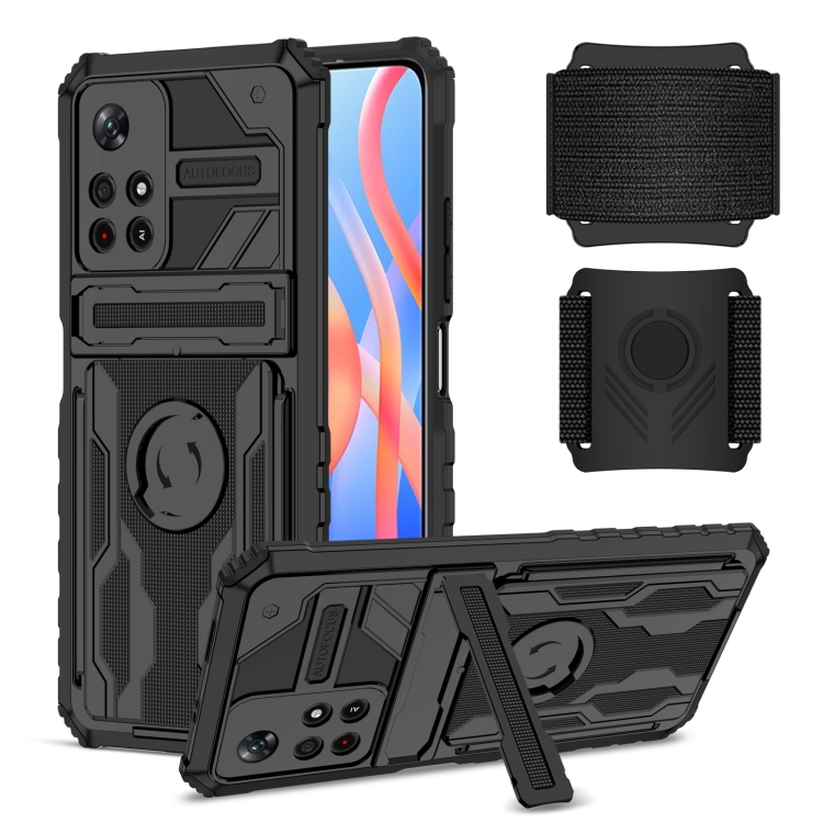 For Xiaomi Redmi Note 11 5G / Poco M4 Pro 5G Armor Wristband Phone Case(Black)
For Xiaomi Redmi Note 11 5G / Poco M4 Pro 5G Armor Wristband Phone Case(Black)