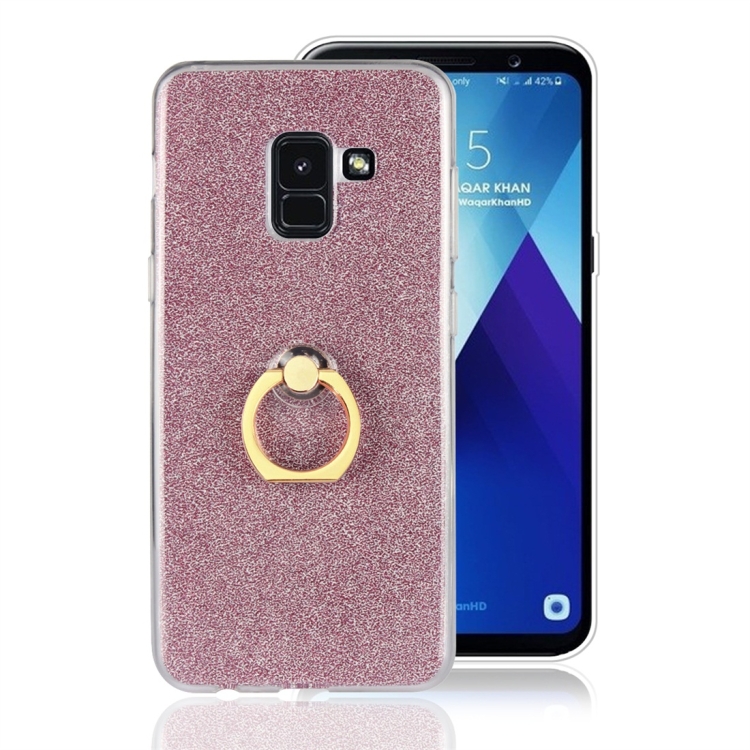 For Galaxy A8+ (2018) Glittery Powder Shockproof TPU Protective Case with Ring Holder(Pink)
For Galaxy A8+ (2018) Glittery Powder Shockproof TPU Protective Case with Ring Holder(Pink)