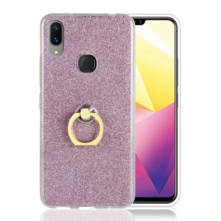 For Vivo X21i Glittery Powder Shockproof TPU Protective Case with Ring Holder(Pink)
For Vivo X21i Glittery Powder Shockproof TPU Protective Case with Ring Holder(Pink)