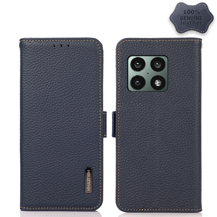 For OnePlus 10 Pro 5G KHAZNEH Side-Magnetic Litchi Genuine Leather RFID Phone Case(Blue)
For OnePlus 10 Pro 5G KHAZNEH Side-Magnetic Litchi Genuine Leather RFID Phone Case(Blue)