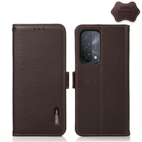 For OPPO A93 5G KHAZNEH Side-Magnetic Litchi Genuine Leather RFID Case(Brown)
For OPPO A93 5G KHAZNEH Side-Magnetic Litchi Genuine Leather RFID Case(Brown)