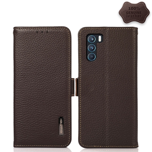 For OPPO K9 Pro KHAZNEH Side-Magnetic Litchi Genuine Leather RFID Case(Brown)
For OPPO K9 Pro KHAZNEH Side-Magnetic Litchi Genuine Leather RFID Case(Brown)