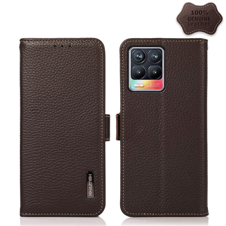 For OPPO Realme 8 / 8 Pro KHAZNEH Side-Magnetic Litchi Genuine Leather RFID Case(Brown)
For OPPO Realme 8 / 8 Pro KHAZNEH Side-Magnetic Litchi Genuine Leather RFID Case(Brown)