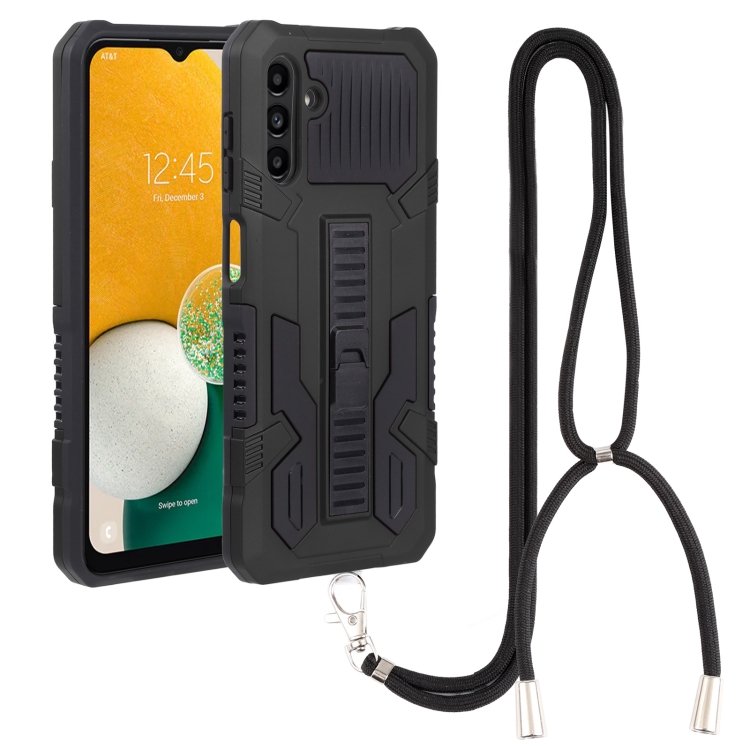 For Samsung Galaxy A13 5G Lanyard All Inclusive Double-color TPU + PC Phone Case(Black)
For Samsung Galaxy A13 5G Lanyard All Inclusive Double-color TPU + PC Phone Case(Black)