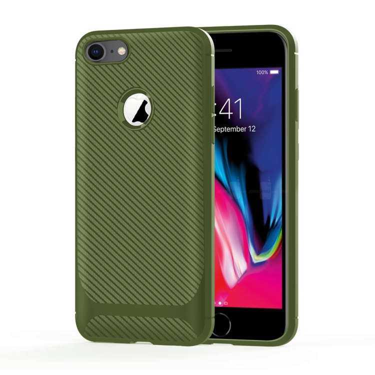 For iPhone 6 Plus & 6s Plus Carbon Fiber Texture Shockproof TPU Protective Case(Green)
For iPhone 6 Plus & 6s Plus Carbon Fiber Texture Shockproof TPU Protective Case(Green)