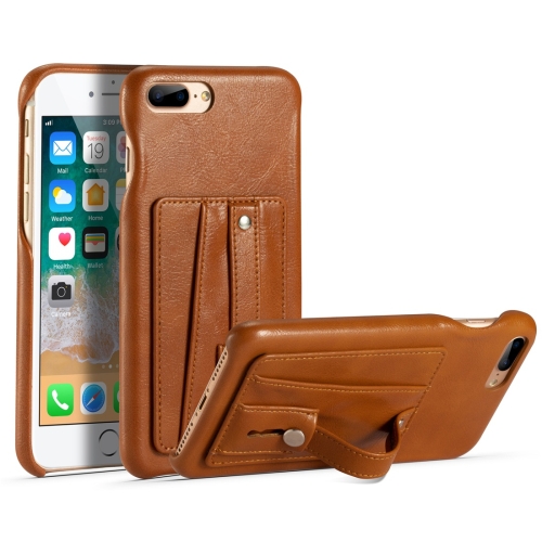 For iPhone 7 Plus / 8 Plus Shockproof PC + PU Protective Case with Holder & Card Slots(Brown)
For iPhone 7 Plus / 8 Plus Shockproof PC + PU Protective Case with Holder & Card Slots(Brown)