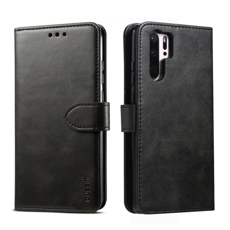 For Huawei P30 Pro GUSSIM Business Style Horizontal Flip Leather Case with Holder & Card Slots & Wallet(Black)
For Huawei P30 Pro GUSSIM Business Style Horizontal Flip Leather Case with Holder & Card Slots & Wallet(Black)