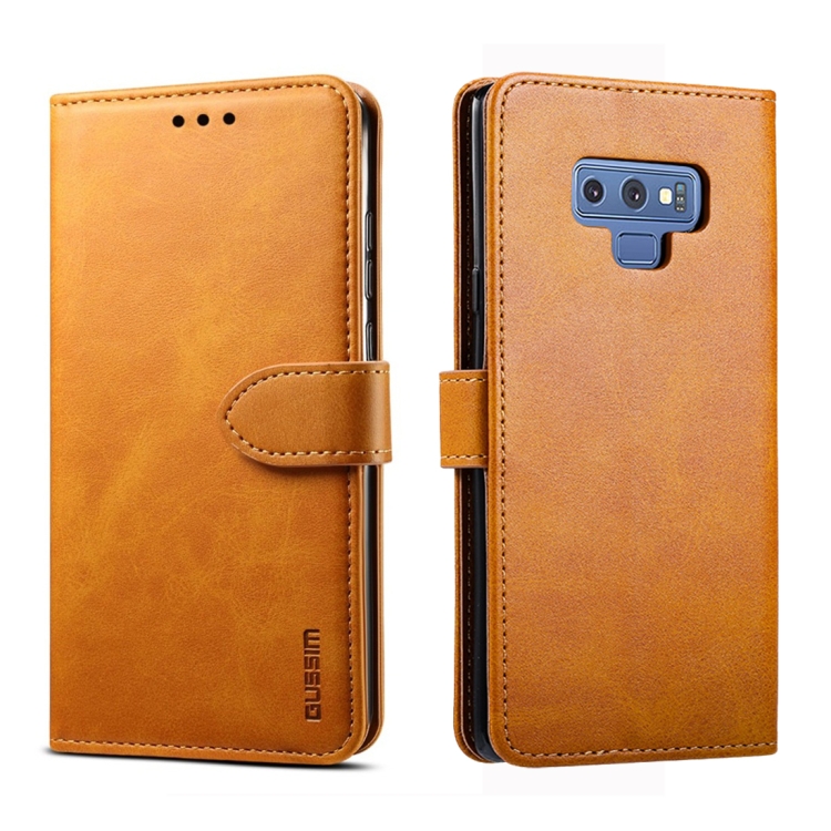 For Galaxy Note 9 GUSSIM Business Style Horizontal Flip Leather Case with Holder & Card Slots & Wallet(Khaki)
For Galaxy Note 9 GUSSIM Business Style Horizontal Flip Leather Case with Holder & Card Slots & Wallet(Khaki)