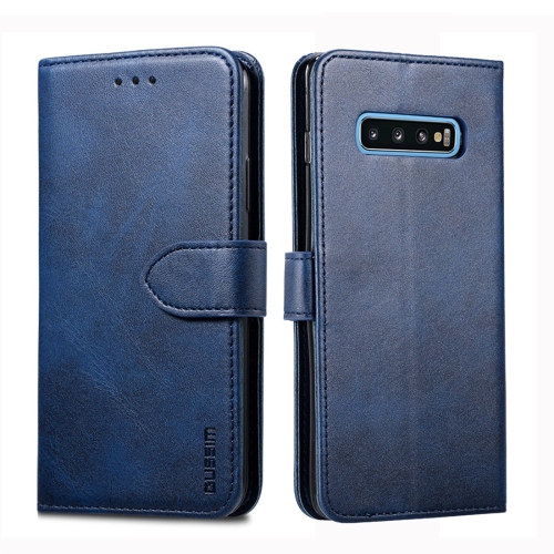 For Galaxy S10 GUSSIM Business Style Horizontal Flip Leather Case with Holder & Card Slots & Wallet(Blue)
For Galaxy S10 GUSSIM Business Style Horizontal Flip Leather Case with Holder & Card Slots & Wallet(Blue)