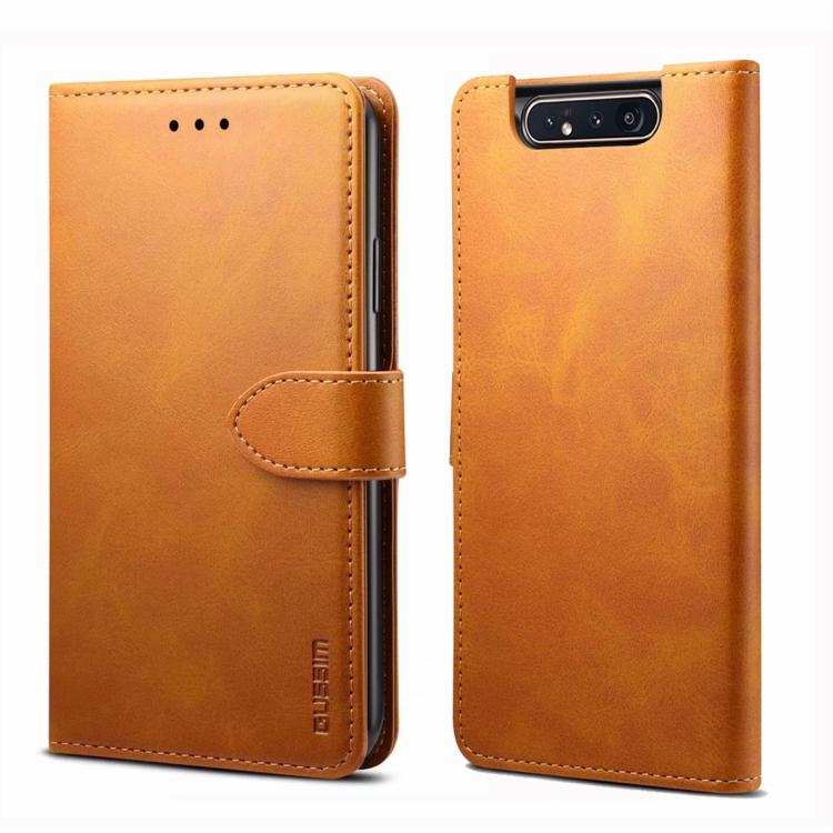 For Galaxy A80 / A90 GUSSIM Business Style Horizontal Flip Leather Case with Holder & Card Slots & Wallet(Khaki)
For Galaxy A80 / A90 GUSSIM Business Style Horizontal Flip Leather Case with Holder & Card Slots & Wallet(Khaki)