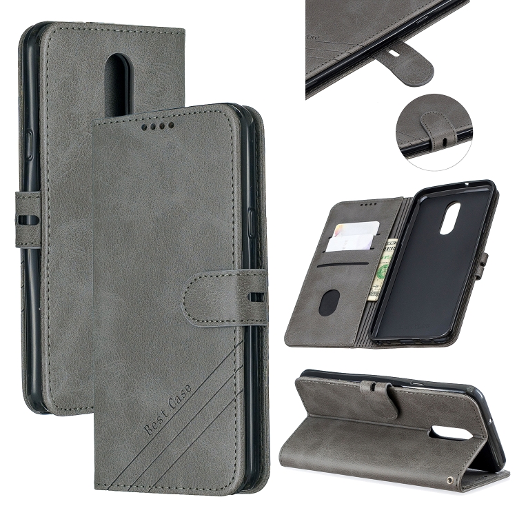For LG Stylo 5 Stitching Style 2-Color Cow Texture Horizontal Flip PU Leather Case with Holder & Card Slot & Lanyard(Gray)
For LG Stylo 5 Stitching Style 2-Color Cow Texture Horizontal Flip PU Leather Case with Holder & Card Slot & Lanyard(Gray)